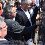 Visite de chantier de la rocade de saint-flour