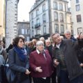 pierre jarlier accueille j gourault a saintflour